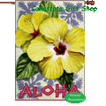 Aloha Hibiscus : Illuminated Flags