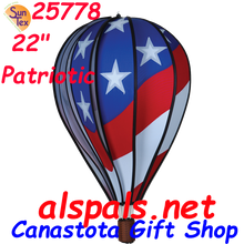 25778 Patriotic 22" Hot Air Balloons #25778