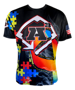 A3 Autism Awareness Jersey - Black