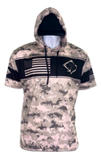 A3 Military Jersey Camo - Hooded
