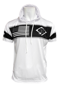 A3 Military Jersey Solid White - Hooded