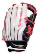 12" Fastpitch A3 Pro Series Field Glove - White/black/pink