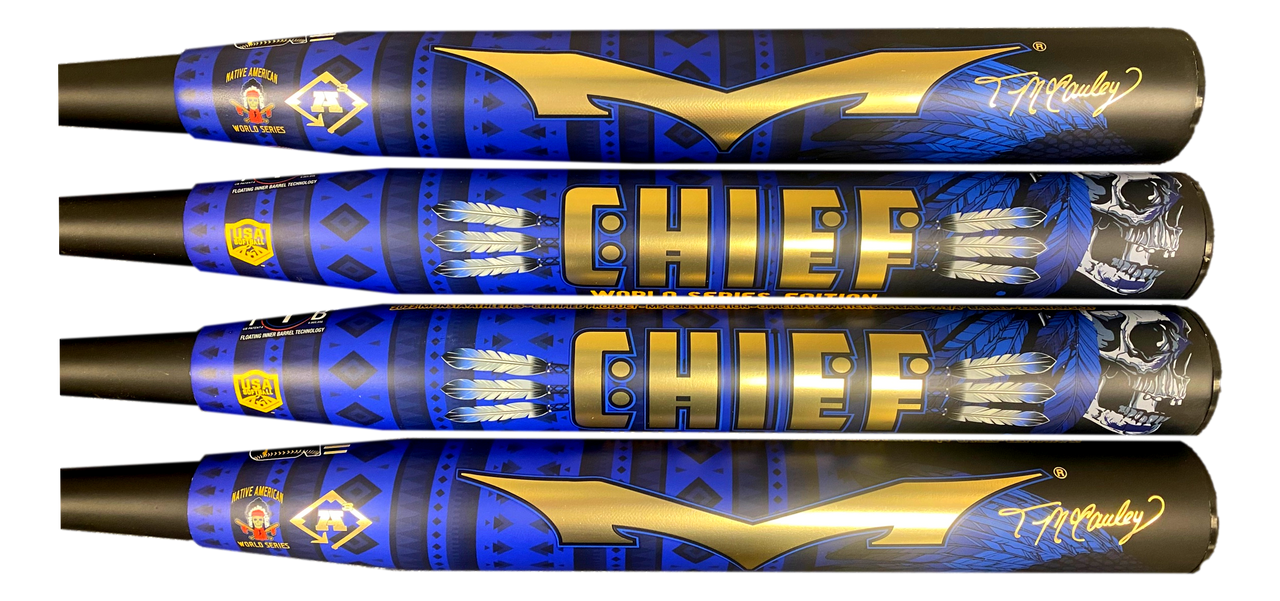 CHIEF 3 GOLD FOIL - TORCH 25OZ - All American Athletics