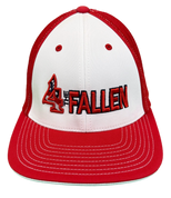 4TF HAT -RED/WHITE #19