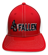 4TF HAT - RED/WHITE #22