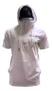 4 THE FALLEN HOODED PULLOVER JACKET - WHITE
