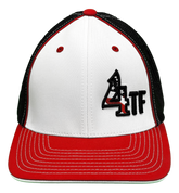 4TF HAT - RED/WHT/RED #26