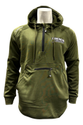 A3 1/4 ZIP LIM (LESS IS MORE) HOODIE 2.0 - MILITARY GREEN