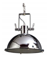 Gun Black Metal Pendant Light