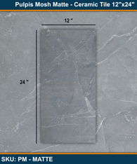 Pulpis Mosh Matte - Ceramic Tile 12" x 24"