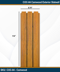 COC-04 - Exterior Slatwall - Camwood