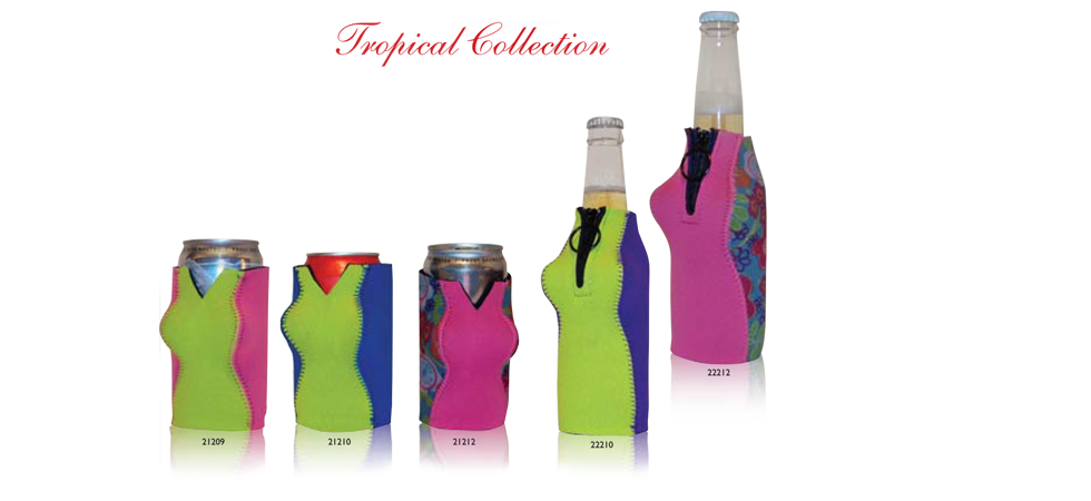 Going on Vaction? Tropical Coozies are a must!
