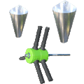 Medium Cone Large Cone and Power Plucker