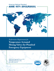 ASSE Standard #1071-2012(R2021) (Download)