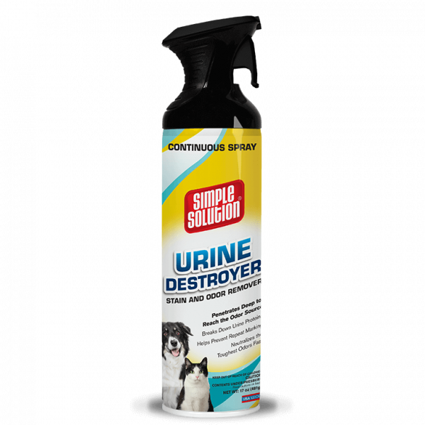 Simple Solution Pet Urine Destroyer Continuous Spray, 17 oz Klearwater