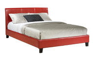 New York Red Platform Bed