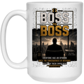 Boss to Boss 15 oz White Mug