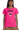 Unisex T-shirt hot pink with stethoscope heart and slogan