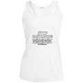 Stop Participating Sport-Tek Ladies Performance Racerback Tank