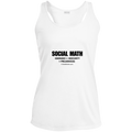 Social Math Sport-Tek Ladies Performance Racerback Tank