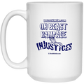 Beast Rampage: Injustices 15 oz White Mug