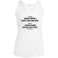 Dear Faith Sport-Tek Ladies Performance Racerback Tank