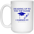 Heading Up 15 oz White Mug