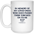 In Memory 15 oz White Mug