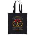 Two Hearts One Journey Cotton Tote