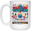 Celebrate Together 15 oz White Mug
