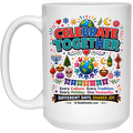 Celebrate Together 15 oz White Mug