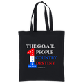 The G.O.A.T. (Greatest Of All Times) Cotton Tote