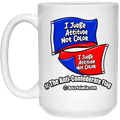 The Anti-Confederate Flag 15 oz White Mug