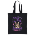 Cat Lover Cotton Tote
