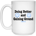 Doing Better 15 oz White Mug