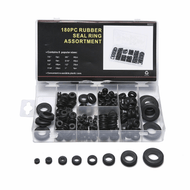 180 pcs Rubber Grommet Assortment Kit Set Electrical Wire Cable Gasket Ring US
