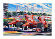 Ferrari 1 & 2 at Bahrain