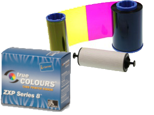 Zebra 800012-543 YMCUvK Color Ribbon for the Zebra ZXP Series 8 /& 9 Retransfer ID Card Printers 500 prints.