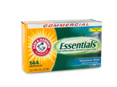 Arm & Hammer Essentials Fabric Sheets - Mountain Fresh Scent - 144 Sheets/Box - 6 Boxes/Case
