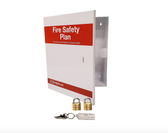 Fire Plan Strategies Fire Safety Plan Box (Indoor Mounting) - Steel