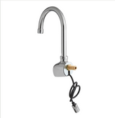 Wall-Mounted Hands-Free Sensor Faucet with 11 1/8" Gooseneck Spout