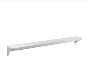 Lavex Janitorial 5" x 48" Stainless Steel Restroom Wall Mount Shelf