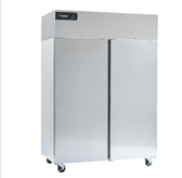 Coolscapes 55" Top-Mount Two Section Solid Door Stainless Steel Reach-In Freezer - 46 cu. ft.-Delfield GBF2P-S 