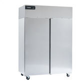 Coolscapes 55" Top-Mount Two Section Solid Door Stainless Steel Reach-In Freezer - 46 cu. ft.-Delfield GBSF2P-S 