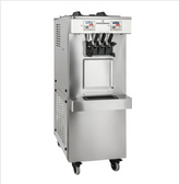 Spaceman 6250-C Soft Serve Floor Model Ice Cream Machine with 2 Hoppers and 3 Dispensers - 208-230V