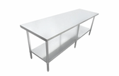 30" x 84" All Stainless Steel Table