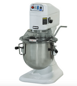 Globe SP08 8 Qt. Planetary Countertop Power Mixer with Touch Pad and Digital Timer - 1/4 hp