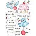 Clear Stamp Set - Cupcake Birdy