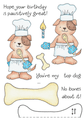 Clear Stamp Set - Baking Pup