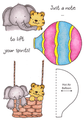 Clear Stamp Set - Balloon Buddies